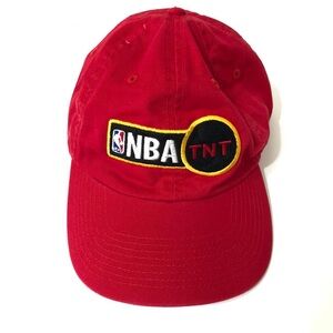 Red NBA TNT logo Cap unisex men’s women’s